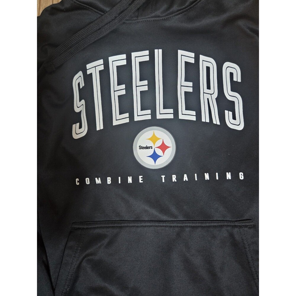 Pittsburgh Steelers Hoodie NFL Combine Training Black Pullover New Era Men’s